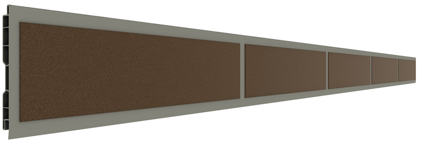 Dunkelbraun / Fuge Grau