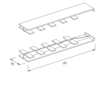 Stoßprofil-Blattverbinder