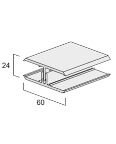 Verbindungsprofil zweiteilig